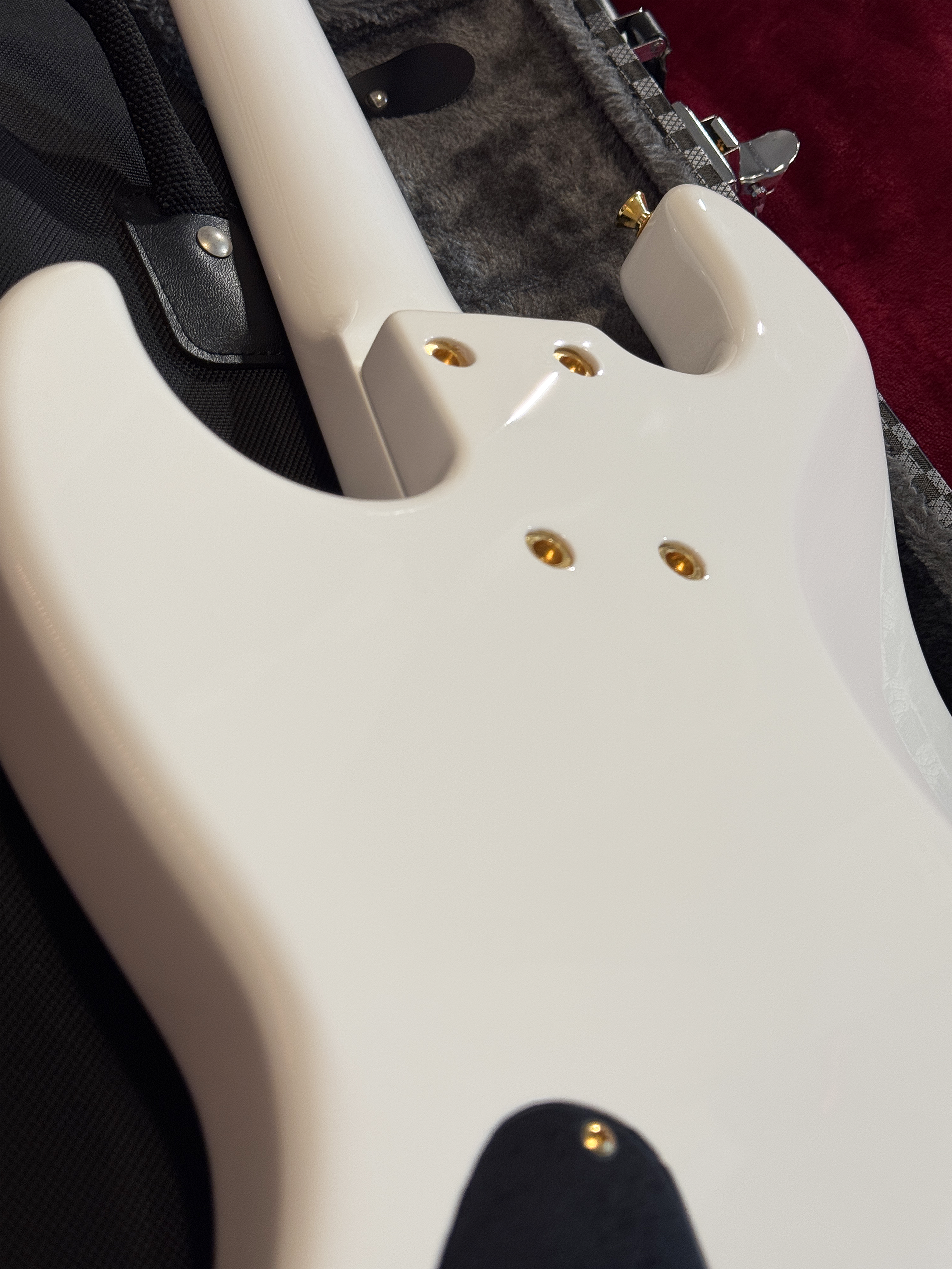 2022 Moon Custom Guitars Japan JJ-4 Larry Graham Signature - Snow White